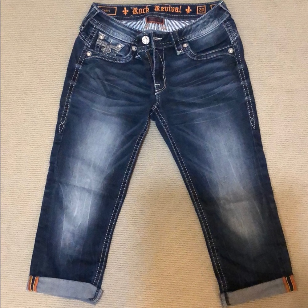 Rock Revival Capri Jeans size 29